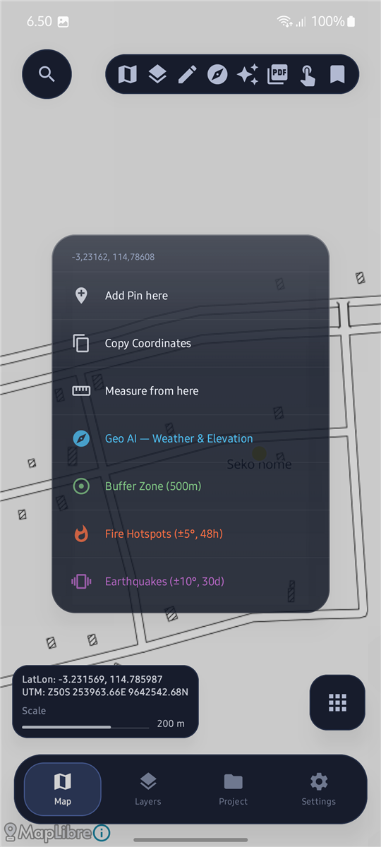 SField layer features